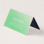 Yoga Meditation Instructor Gold Mandala Prijslijst Visitekaartje (Achterkant)