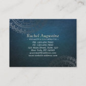 Yoga Meditation Instructor Green Gold Foil Mandala Kortingskaartje (Achterkant)