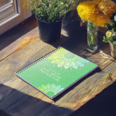 Yoga Meditation Instructor Green Gold Foil Mandala Notitieboek
