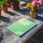 Yoga Meditation Instructor Green Gold Foil Mandala Notitieboek