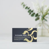 Yoga Meditation Instructor Life Coach Class Pass Klantenkaartje (Staand voorkant)