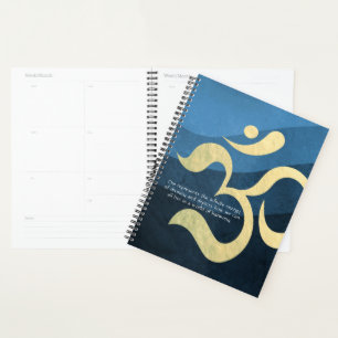 Yoga Meditation Instructor Life Coach OM Citaten P Planner
