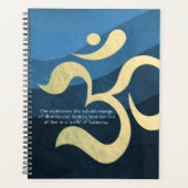 Yoga Meditation Instructor Life Coach OM Citaten P Planner (Voorkant)