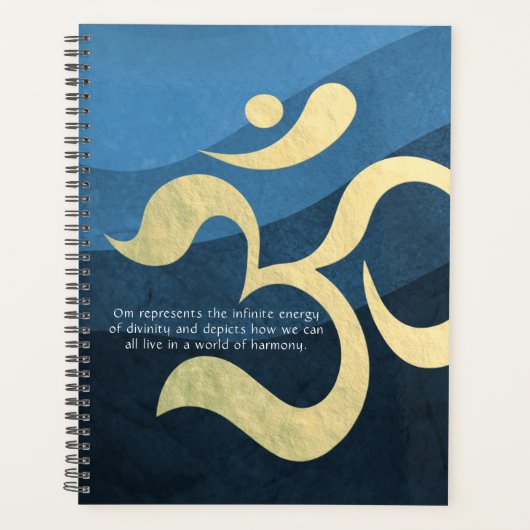 Yoga Meditation Instructor Life Coach OM Citaten P Planner (Voorkant)