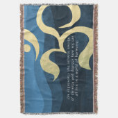 Yoga Meditation Instructor Life Coach OM citeert d Deken (Voorkant Verticaal)