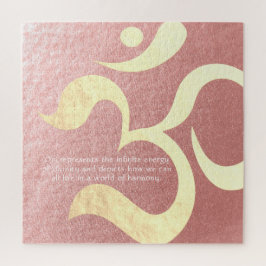 Yoga Meditation Instructor Life Coach OM-offertes Legpuzzel