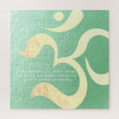 Yoga Meditation Instructor Life Coach OM-offertes Legpuzzel (Verticaal)