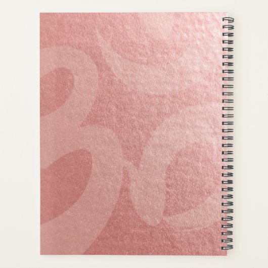 Yoga Meditation Instructor Life Coach OM-offertes Planner (Achterkant)