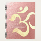 Yoga Meditation Instructor Life Coach OM-offertes Planner (Voorkant)