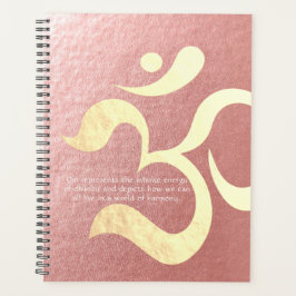 Yoga Meditation Instructor Life Coach OM-offertes Planner