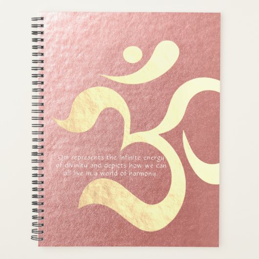 Yoga Meditation Instructor Life Coach OM-offertes Planner (Voorkant)
