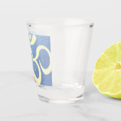 Yoga Meditation Instructor Life Coach OM-offertes Shot Glas (Rechts)