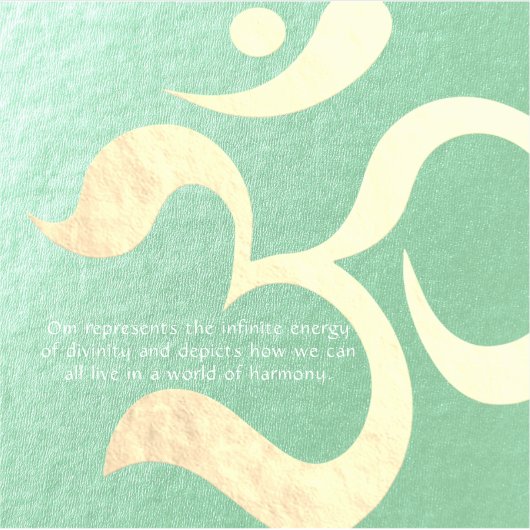 Yoga Meditation Instructor Life Coach OM-offertes Sticker (Voorkant)