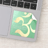 Yoga Meditation Instructor Life Coach OM-offertes Sticker