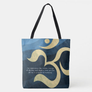 Yoga Meditation Instructor Life Coach OM-offertes Tote Bag
