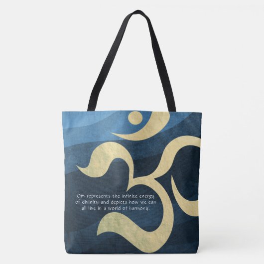 Yoga Meditation Instructor Life Coach OM-offertes Tote Bag (Voorkant)