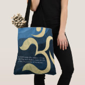 Yoga Meditation Instructor Life Coach OM-offertes Tote Bag (Dichtbij)