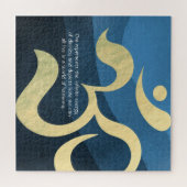 Yoga Meditation Instructor Life Coach OM Quotes Ji Legpuzzel (Horizontaal)