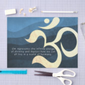 Yoga Meditation Instructor Life Coach OM Quotes Ti Tissuepapier (Craft)