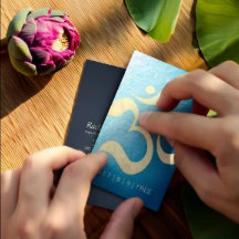 Yoga Meditation Instructor Loyalty Punch Om Symbol