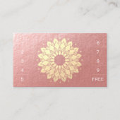 Yoga Meditation Instructor Mandala Loyalty Punch (Voorkant)