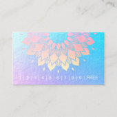 Yoga Meditation Instructor Mandala Loyalty Punch (Voorkant)