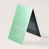 Yoga Meditation Instructor OM Symbol Price List Visitekaartje (Achterkant)