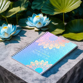 Yoga Meditation Instructor Roos Gold Foil Mandala Notitieboek