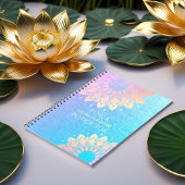 Yoga Meditation Instructor Roos Gold Foil Mandala Notitieboek