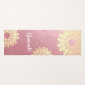 Yoga Meditation Instructor Roos Gold Mandala Lotus Yogamat (Voorkant (horizontaal))