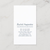 Yoga Meditation Instructor Tree Pose Gold OM Sign Visitekaartje (Achterkant)