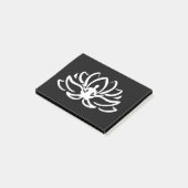 Yoga Meditation Lotus Post-it® Notes (Schuin)