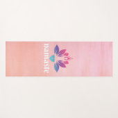 Yoga Meditation Mat for Women with Mandala Quote (Voorkant (horizontaal))