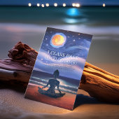 Yoga Meditation Moon Sky Ocean Beach 5 class pass Klantenkaartje