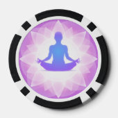 Yoga Meditation Pokerchips (Achterkant)