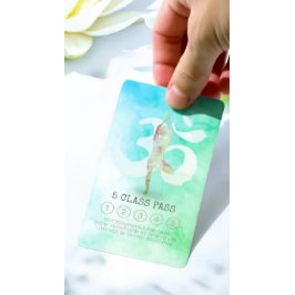 Yoga Meditation Pose om Symbol Class Pass Loyalty