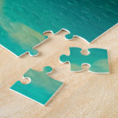 Yoga Meditation Pose on Rock Moon Star Quote Legpuzzel (Zijkant)