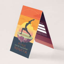 Yoga Meditation Pose Sun Flying Island Prijslijst Visitekaartje