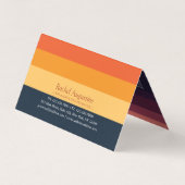 Yoga Meditation Pose Sun Flying Island Prijslijst Visitekaartje (Achterkant)