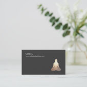 Yoga Meditation Posture Visitekaartje (Staand voorkant)