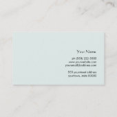 Yoga Meditation Posture Visitekaartje (Achterkant)