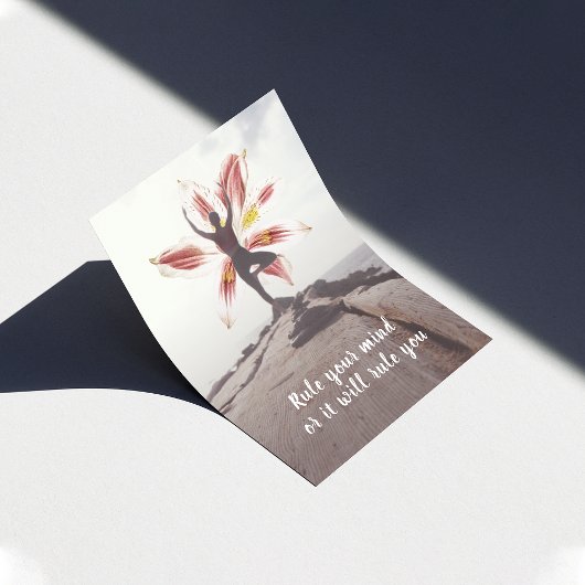 Yoga Meditation Quote Poster