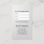 Yoga Meditation Reiki Instructeur Benoeming Lotus Afsprakenkaartje (Achterkant)