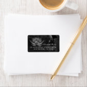 YOGA Meditation Reiki Instructor Black White Lotus Etiket (Insitu)