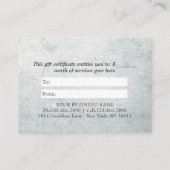 YOGA Meditation Reiki Instructor Black White Lotus Kortingskaartje (Achterkant)