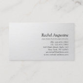 YOGA Meditation Reiki Instructor Blue en Gold Lotu Visitekaartje (Achterkant)