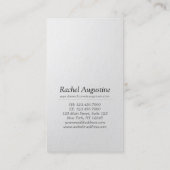 YOGA Meditation Reiki Instructor Blue en Gold Lotu Visitekaartje (Achterkant)