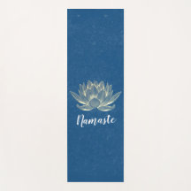 YOGA Meditation Reiki Instructor Blue en Gold Lotu