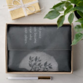 Yoga Meditation Reiki Instructor Silver Tree Quote Tissuepapier (Geschenk)