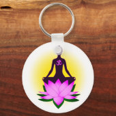 Yoga meditation sleutelhanger (Voorkant)